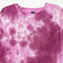 Sweaty Betty Pink Tie-Dye After Class Oversized Split Hem Pullover Sweatshirt M Photo 3