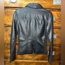 Kenneth Cole  Reaction Faux Leather Zippered Cuff Jacket Photo 4