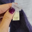 J.Jill  Purple 100% Cashmere Open Front Ribbed Women's Cardigan Size Large Photo 3