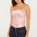 Cinq à Sept  Jaylin Ruched Stretch Silk Camisole, Pink Quartz Size S New w/Tag Photo 3