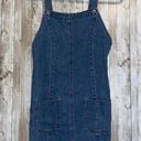 Gap Women's Vintage  Overall Denim Dress Jumper Light Wash Size Small Back Zipper Photo 0