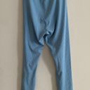 Alo Yoga Alo Ribbed High Waist 7/8 Blissful Legging M Blue Skies Photo 4