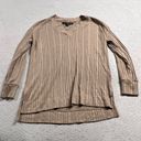 Andrew Marc Brown Taupe V Neck Vintage Sweater Size Small EUC Photo 0