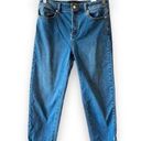 Michael Kors  Cuffed Cropped Jeans Women’s Size 10 Stretch Designer Lt Blue Wash Photo 0