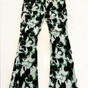 ZARA  | High Waist | Flare | Retro Jacquard Pants | Large Photo 0