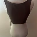 Naked Wardrobe Brown Crop Bodycon Top Sz S Photo 3