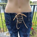 Silver Jeans Y2K tie dye,acid washed hip hugger, low waist, flare, bell bottom jeans Photo 19