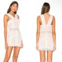 superdown Revolve White & Nude Lace Mini Dress Photo 1