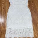 Betsey Johnson Betsy Johnson white lace midi dress size 6 Photo 4