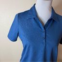 EP Pro  Tour Tech blue floral paisley short sleeve golf polo shirt M Photo 1