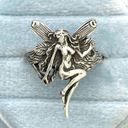 Sterling Silver Vintage Style Fairy Ring - Sz 7 Photo 0