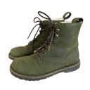 Birkenstock  Bryson Shearling Suede Leather Lace Up Boots Hunter Green, 37 / 6 Photo 2