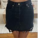 AGOLDE Distressed Denim Mini Skirt Photo 1