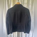 Eddie Bauer  Wool Blend Classic Button Down Crop Blazer Coat Jacket Pockets P8 Photo 2