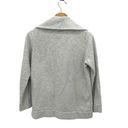 Ruby A  Womens Heather Asymmetric Zip Long Sleeve Cotton Blend Sweatshirt Gray 1 Photo 2