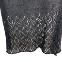 Liz Claiborne  Scarf Wrap Black Crochet 78" x 24" New Photo 12