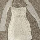 Oh Polly White Beaded Dress Photo 3