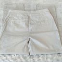 Hilary Radley Women's  Cropped Pants White Gray Stripe Size Med EUC #7954 Photo 2