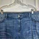 Lane Bryant NWT  Medium Wash Denim Wide Leg Crop Jeans size 24 Photo 9