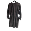 Vince  Shirred Sleeve Silk Dress Photo 3