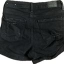 American Eagle Black Distressed Mom Shorts Photo 2