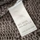 Krass&co HEKLA &  Made in Italy Womens Gray Wool Blend Cardigan wrap Sweater Si… Photo 3