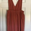 Roolee Burnt orange/ rust jumper dress, size large Photo 2