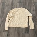 Vitamin A  light yellow pullover sweatshirt Photo 4