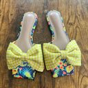 Betsey Johnson Fruit Gingham Bow Sandals Photo 4