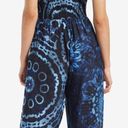 Desigual Desiqual blue tie dye jumper jumpsuit overalls hippie boho size small new Photo 6