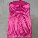 Pink Satin Mini Dress Photo 1