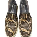 Vince  Blair snakeskin‎ Senegal leather slip Ons SNEAKERS SHOES WOMENS Size 8.5 Photo 0