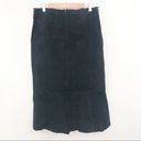 Karen Kane Vintage Y2K 90s Black Suede Leather coastal cowgirl western skirt 12 Photo 3