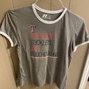 Russell Athletic Tailgates Tackles and Touchdowns Texas Tech Football shirt Women's Size Large Photo 0