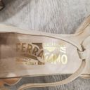 Salvatore Ferragamo  Beige Leather Heels Made in Italy Photo 7