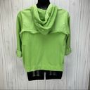 Coldwater Creek  green lightweight rolled sleeve zip up sweatshirt size 1X Photo 1