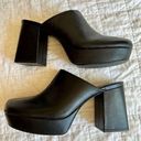 ZARA  Platform Black Clogs 9 Photo 0