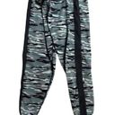 California Sport Camo Jogger Pants Drawstring Waist Black Racing Stripe Size XL Green Photo 5