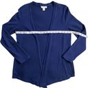 Coldwater Creek Medium Cardigan Long Sleeve Dark Blue Sweater Womens Size 10-12 Photo 7