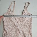 One Piece Bali Shapewear Bodysuit Faja Womens Size 38DD Pale Pink Lace  Sexy Photo 7