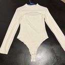 These Three Boutique Key Hole Cut Out Mock Next Bodysuit  Photo 0