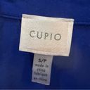 cupio  long sleeve royal blue shirt dress size small Photo 6