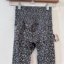 Free People Movement  Good Karma Leopard Print Leggings in Carbon NWT Size XS Photo 2