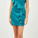 DO+BE Green Strapless Mini Dress Photo 0