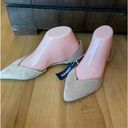 Old Navy  Womens Pointy-Toe D'orsay Flats Shoes Slip on Beige 7 New Faux Suede Photo 1