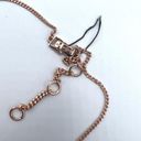 Givenchy  Rose Gold Tone 16" Pink Cushion Frontal Necklace Photo 4