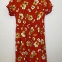 Orange Creek  Los Angeles Floral Midi Dress Linen Boho Sz M Women’s Summer Photo 5