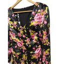 Likely  Floral Gabriella Puff Sleeves Ruched Satin Lined Mini Dress Size 4 NEW Photo 3