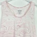 Avalanche NWT  Paint Swirl w/ Pink Coverstitch Soft Racerback Tank Top Size Large Photo 2