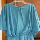 BHLDN NWT $198  Lena Teal Flutter Sleeve Jersey Maxi Dress 2 Photo 4